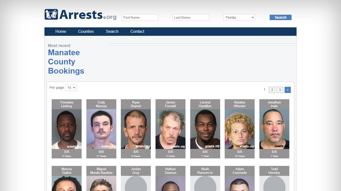 Manatee County Arrests and Inmate Search